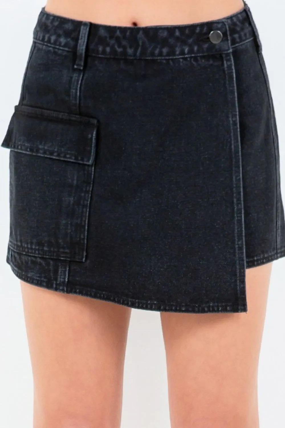 American Bazi Cargo Pocket Mini Skort sold by Charming Charlie product image thumbnail 3