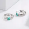 925 Sterling Silver Inlaid Zircon Earrings sold by Charming Charlie