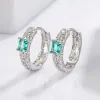 925 Sterling Silver Inlaid Zircon Earrings sold by Charming Charlie