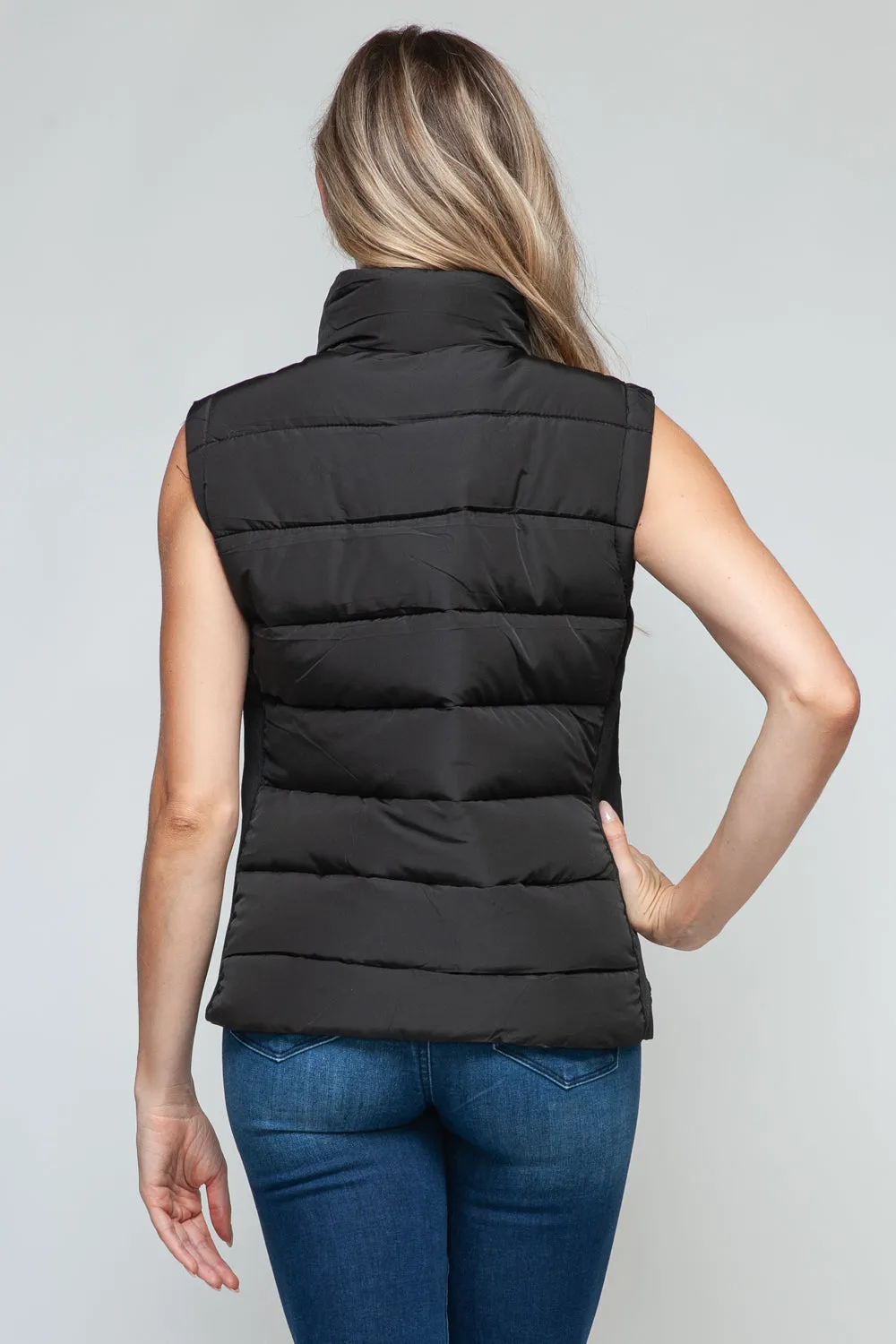 Snobbish Zip Up Turtleneck Vest with Pockets sold by Charming Charlie product image thumbnail 2