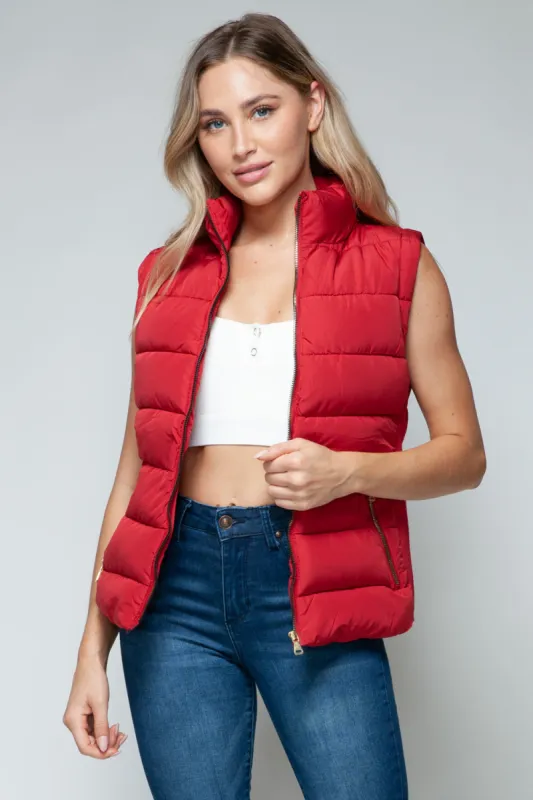 Snobbish Zip Up Turtleneck Vest with Pockets sold by Charming Charlie