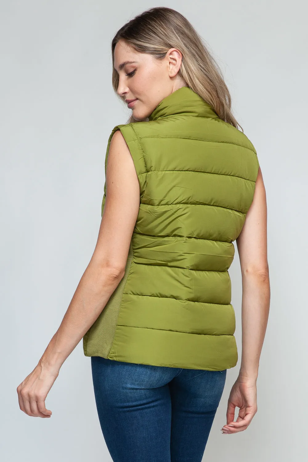 Snobbish Zip Up Turtleneck Vest with Pockets sold by Charming Charlie product image thumbnail 3