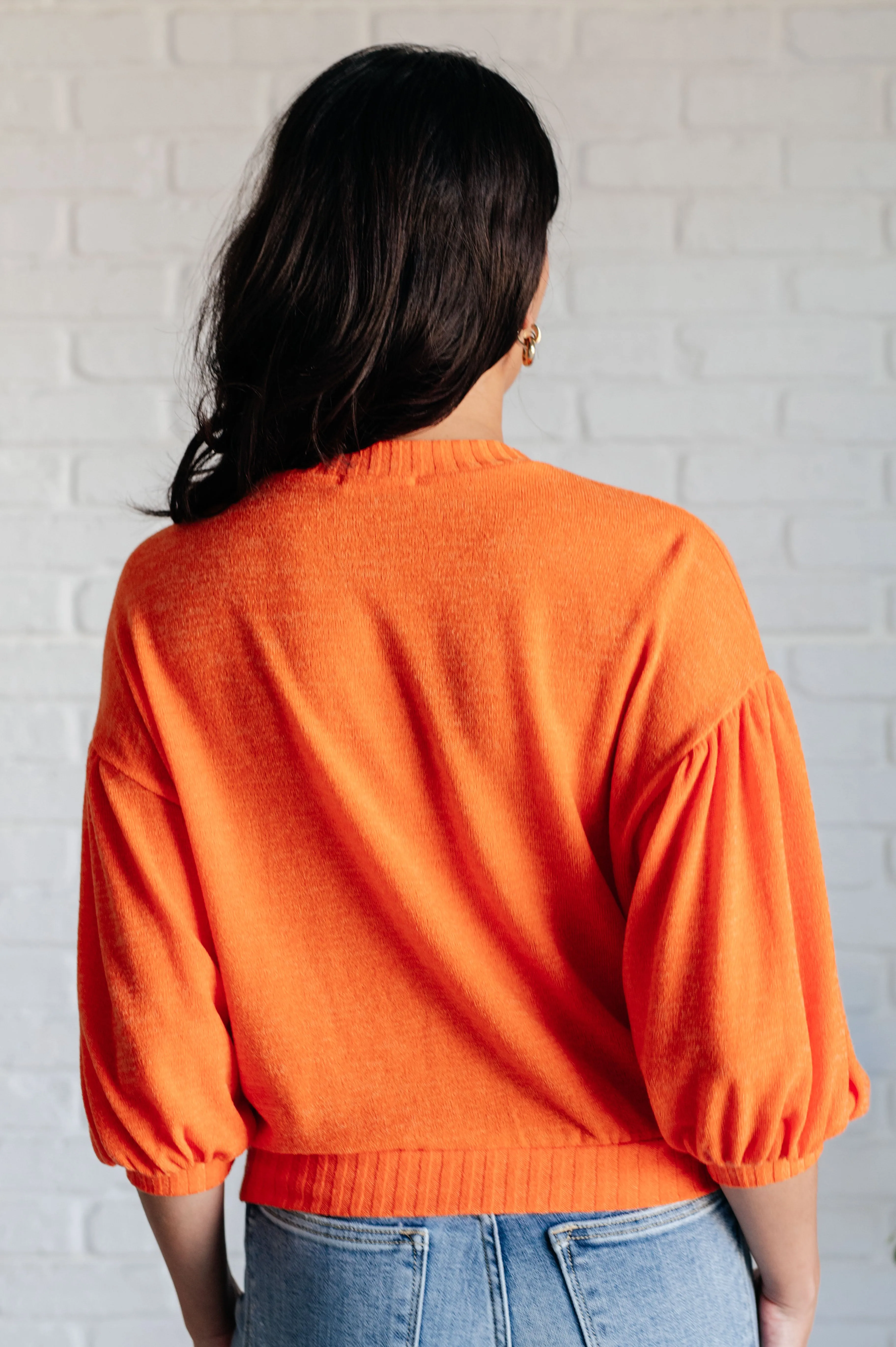Subway Station Sweater in Orange sold by Charming Charlie product image thumbnail 4