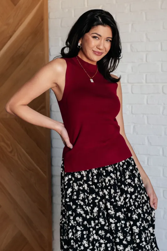 No Excuses Mock Neck Tank sold by Charming Charlie