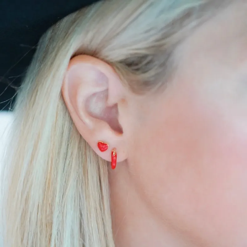 Mia (Gold-Filled) - Red sold by Charming Charlie