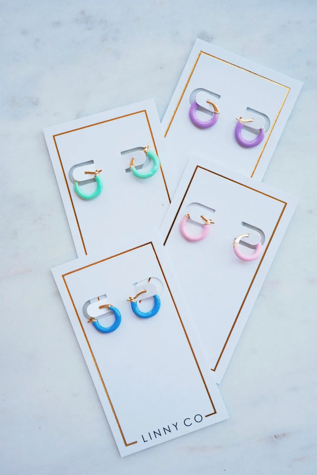 Mia (Gold-Filled) - Neon Blue sold by Charming Charlie product image thumbnail 4