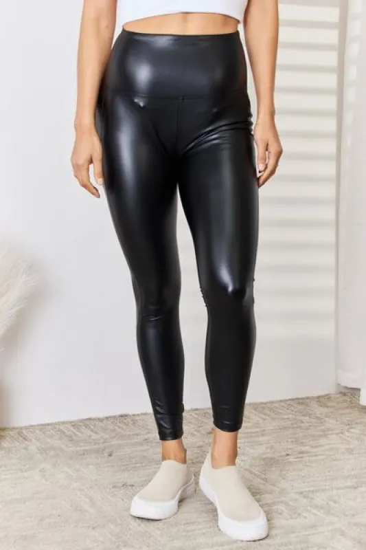 Zenana High Waist Wide Waistband Legging sold by Charming Charlie