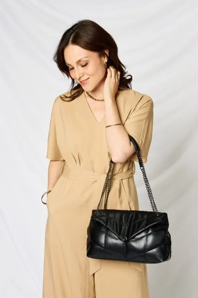 SHOMICO PU Leather Chain Handbag sold by Charming Charlie product image thumbnail 5