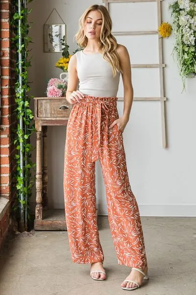 Heimish Full Size Printed Tied Straight Casual Pants sold by Charming Charlie product image thumbnail 5