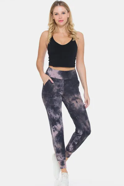 Leggings Depot Tie-Dye High Waist Cropped Leggings sold by Charming Charlie product image thumbnail 5