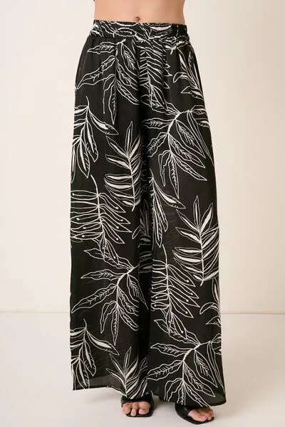 Mittoshop Printed Wide Leg Pants sold by Charming Charlie product image thumbnail 3