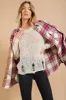Kori America Heart Pattern Distressed Sweater sold by Charming Charlie