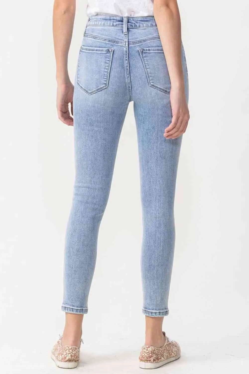 Lovervet Full Size Talia High Rise Crop Skinny Jeans sold by Charming Charlie product image thumbnail 2