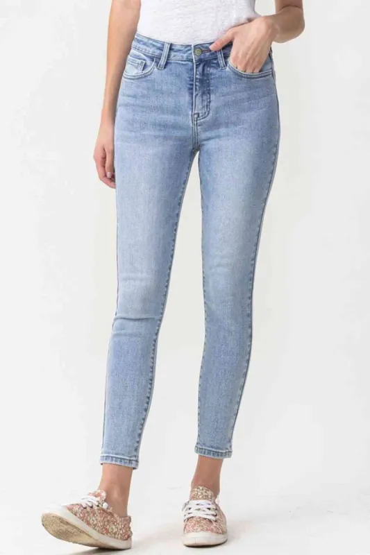 Lovervet Full Size Talia High Rise Crop Skinny Jeans sold by Charming Charlie