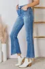 RISEN Full Size High Rise Ankle Flare Jeans sold by Charming Charlie