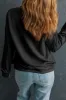 Round Neck Dropped Shoulder Sweatshirt sold by Charming Charlie