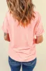 Rabbit Round Neck Short Sleeve T-Shirt sold by Charming Charlie
