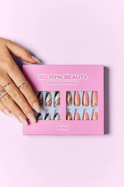 SO PINK BEAUTY Press On Nails 2 Packs sold by Charming Charlie