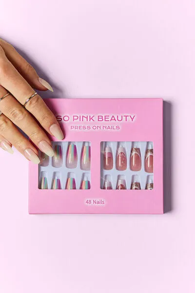 SO PINK BEAUTY Press On Nails 2 Packs sold by Charming Charlie product image thumbnail 5