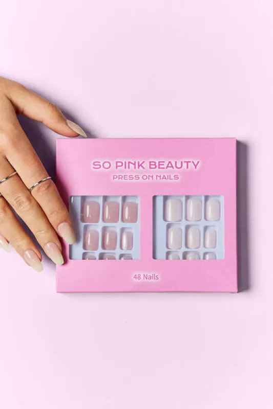 SO PINK BEAUTY Press On Nails 2 Packs sold by Charming Charlie