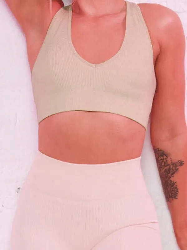 Scoop Neck Wide Strap Active Bra sold by Charming Charlie