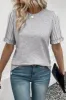 Round Neck Short Sleeve T-Shirt sold by Charming Charlie