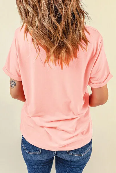 IN MY MAMA ERA Round Neck T-Shirt sold by Charming Charlie product image thumbnail 3