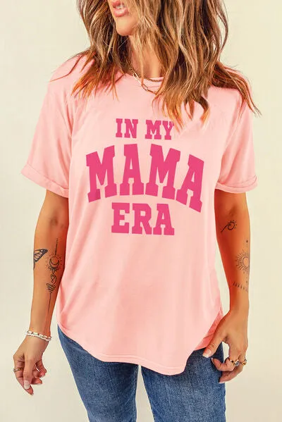IN MY MAMA ERA Round Neck T-Shirt sold by Charming Charlie product image thumbnail 2