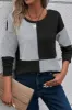 Color Block Round Neck Dropped Shoulder T-Shirt sold by Charming Charlie