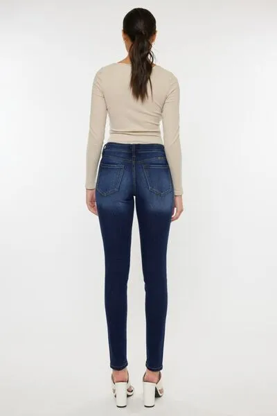 Kancan Mid Rise Gradient Skinny Jeans sold by Charming Charlie product image thumbnail 2