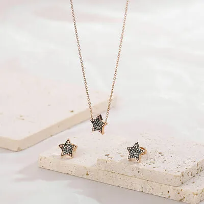 Star Necklace, Bracelet and Stud Earrings Jewelry Set sold by Charming Charlie product image thumbnail 3