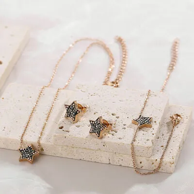 Star Necklace, Bracelet and Stud Earrings Jewelry Set sold by Charming Charlie