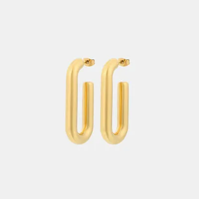 Stainless Steel Hinged Hoop Earrings sold by Charming Charlie product image thumbnail 3