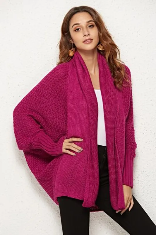 Open Front Batwing Sleeve Cardigan sold by Charming Charlie