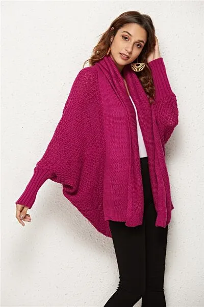 Open Front Batwing Sleeve Cardigan sold by Charming Charlie product image thumbnail 2