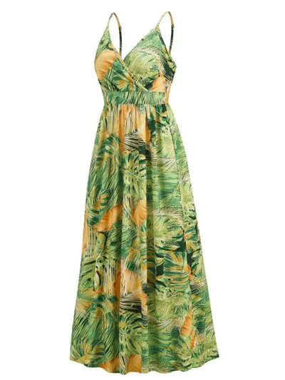 Printed Surplice Spaghetti Strap Dress sold by Charming Charlie product image thumbnail 5