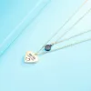 Stainless Steel Double-Layered Heart Pendant Necklace sold by Charming Charlie