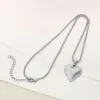 Stainless Steel Heart Pendant Necklace sold by Charming Charlie