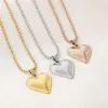 Stainless Steel Heart Pendant Necklace sold by Charming Charlie