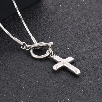 Cross Pendant Stainless Steel Necklace sold by Charming Charlie product image thumbnail 4