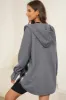 Plaid Waffle-Knit Drawstring Hooded Jacket sold by Charming Charlie