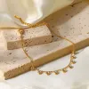 Zircon 18K Gold-Plated Stainless Steel Bracelet sold by Charming Charlie