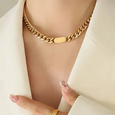 18K Gold-Plated Chain Necklace sold by Charming Charlie product image thumbnail 3