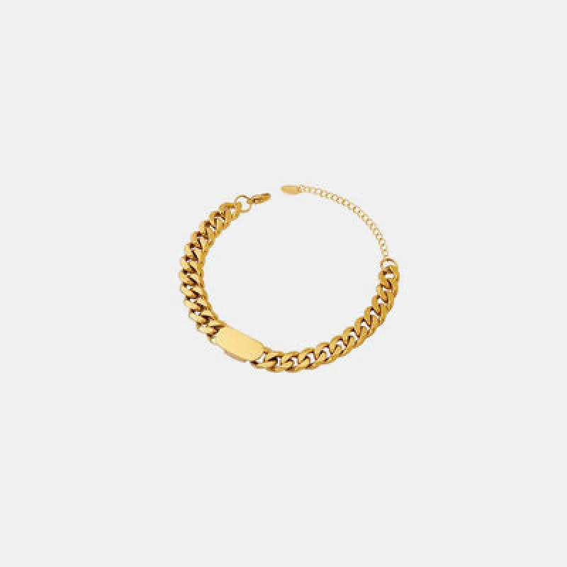 18K Gold-Plated Titanium Steel Bracelet sold by Charming Charlie