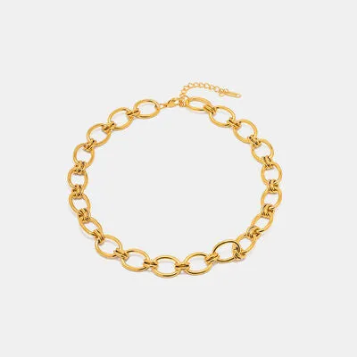 18K Gold-Plated Stainless Steel Necklace sold by Charming Charlie