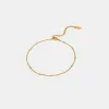 Stainless Steel Bead Anklet sold by Charming Charlie