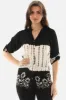 Trendy Tie Dye Button Down Rayon Shirt sold by Charming Charlie