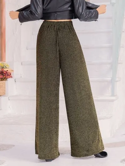 Ribbed Tied Wide Leg Pants sold by Charming Charlie product image thumbnail 2