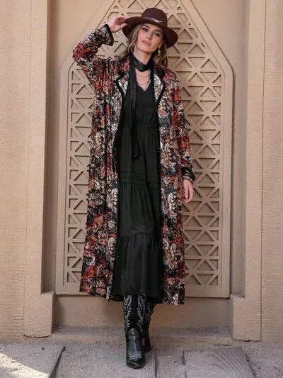 Printed Open Front Long Sleeve Outerwear sold by Charming Charlie product image thumbnail 4