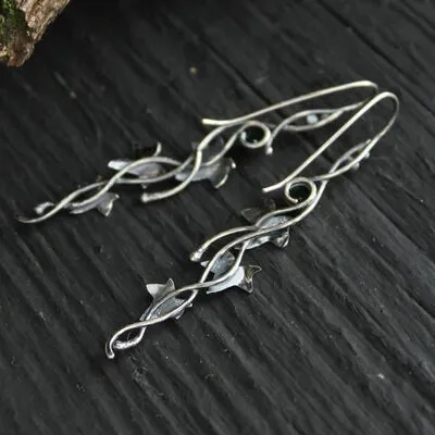 Ivy Leaf Alloy Dangle Earrings sold by Charming Charlie product image thumbnail 4
